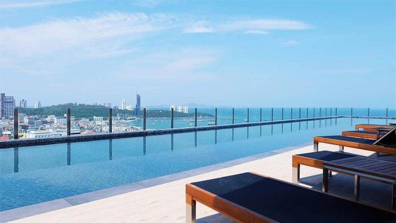 Апартаменты Great Location With Infinity Pool - Central Паттайя Экстерьер фото