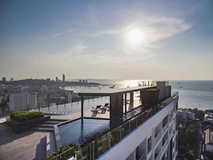 Апартаменты Great Location With Infinity Pool - Central Паттайя Экстерьер фото