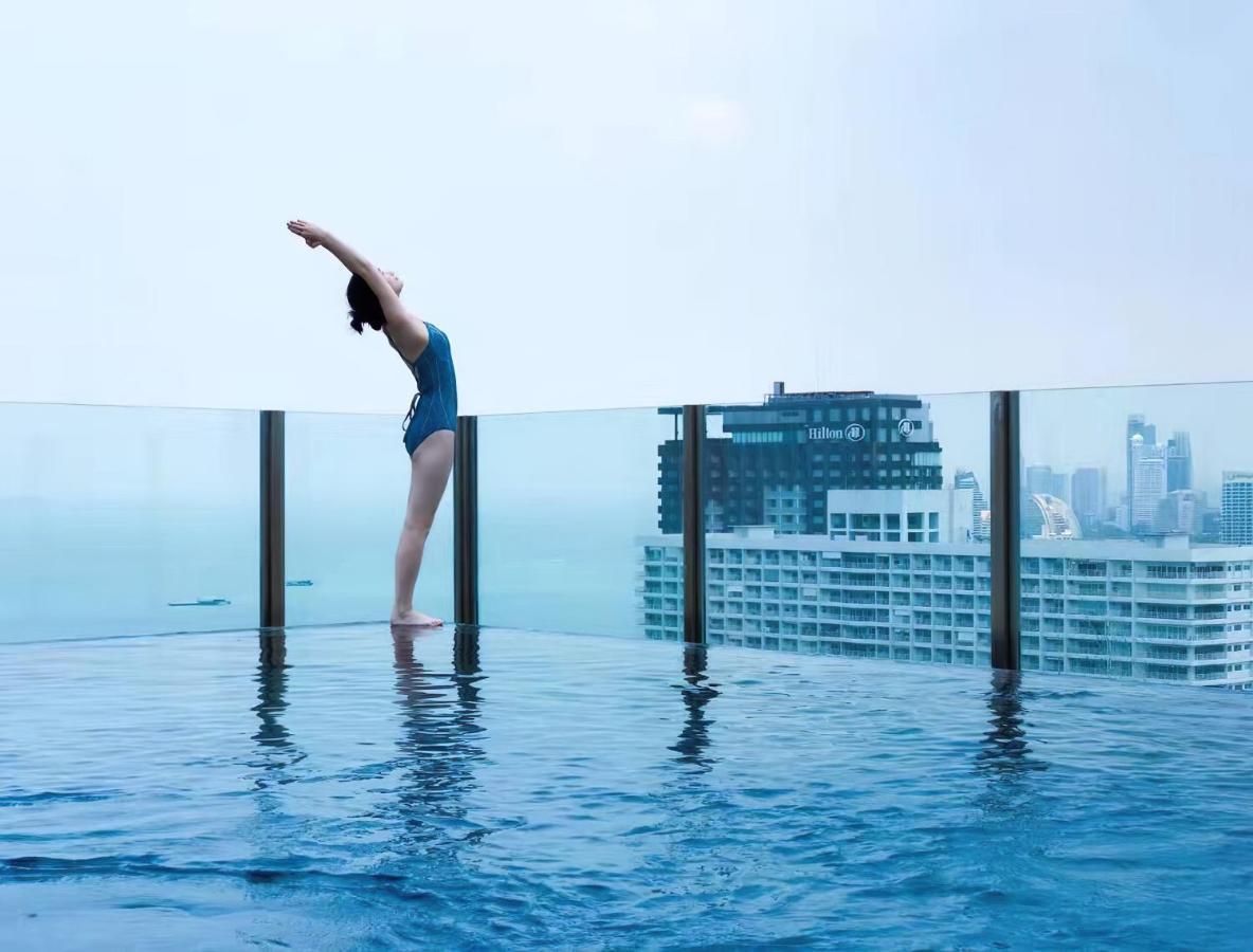 Апартаменты Great Location With Infinity Pool - Central Паттайя Экстерьер фото