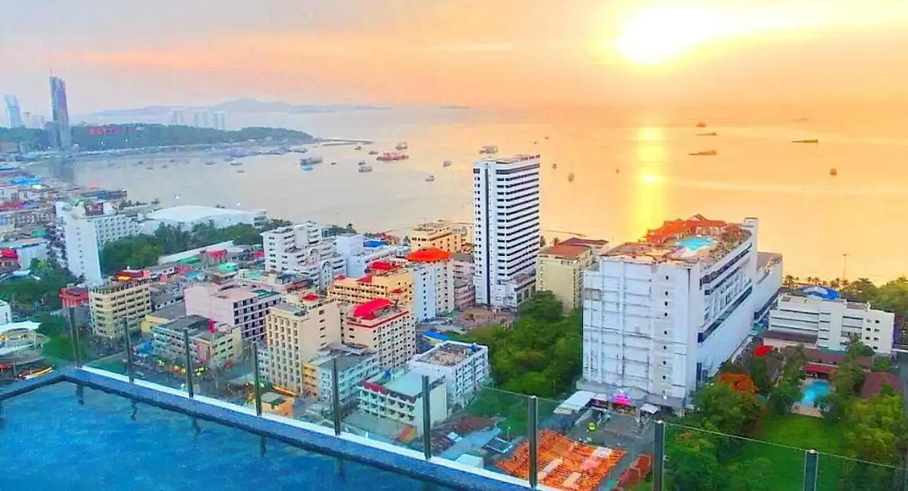 Апартаменты Great Location With Infinity Pool - Central Паттайя Экстерьер фото