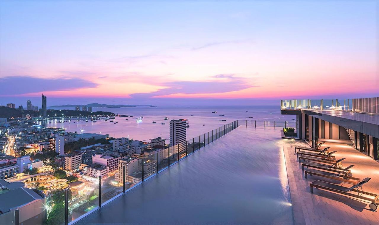 Апартаменты Great Location With Infinity Pool - Central Паттайя Экстерьер фото