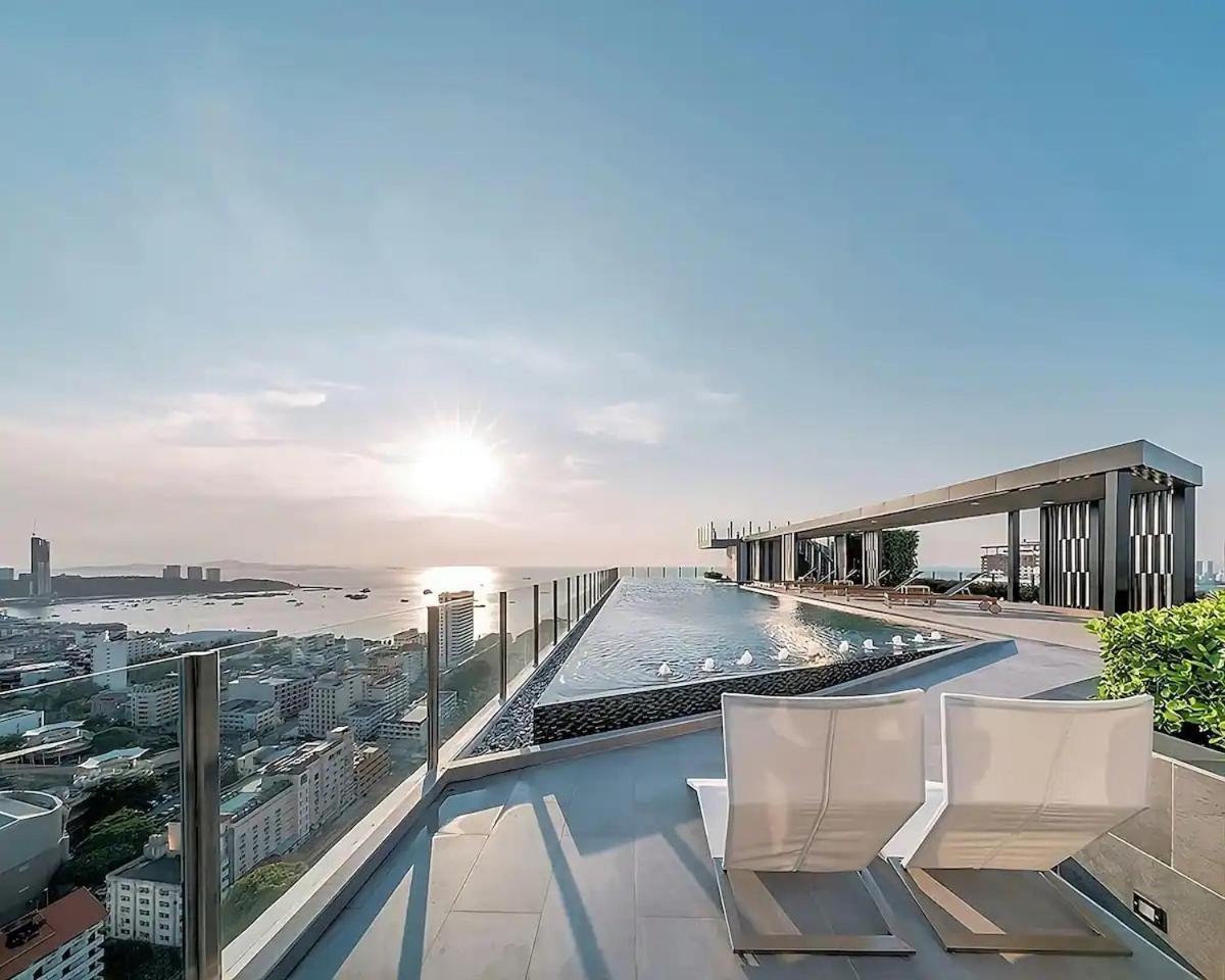 Апартаменты Great Location With Infinity Pool - Central Паттайя Экстерьер фото