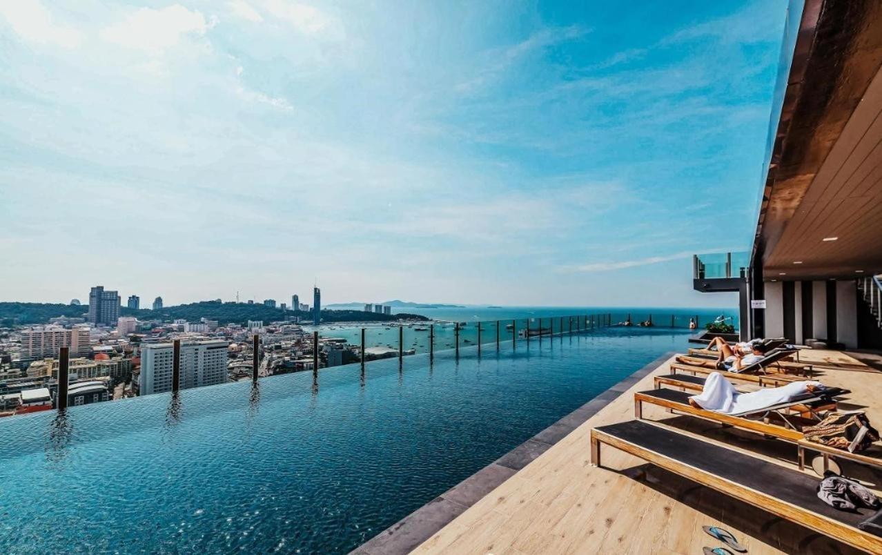 Апартаменты Great Location With Infinity Pool - Central Паттайя Экстерьер фото